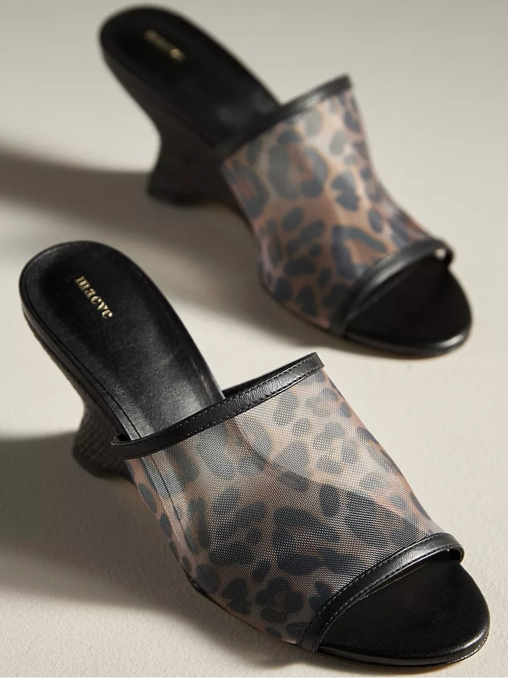 Leopard MARVE MESH WEDGE HEELS
Size: US 8/EU 39 NWT